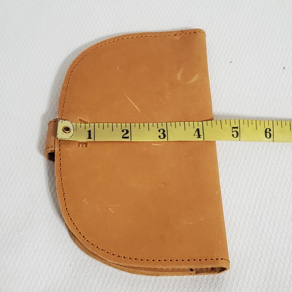 ABLE Marisol Crescent Shape Wallet Tan Leather - Picture 7 of 7